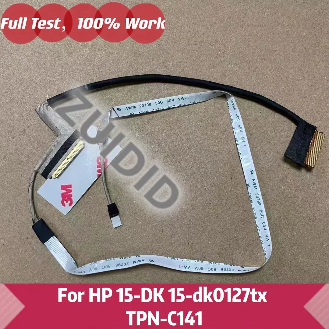 ЖК-дисплей для ноутбука HP 15-DK 15-dk0127tx TPN-C141 FPC52 EDP CAM UHD Cable LCD Screen DC02C00LZ00 L61339-001 40Pin |