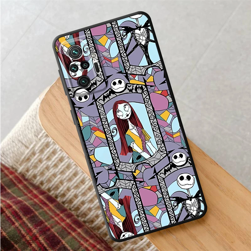 Чехол для телефона Disney Christmas Eve Skull Cool Redmi Note 8T 10 9 Pro 9S 9T 10S 11S 11 12 14 13 Soft Cover