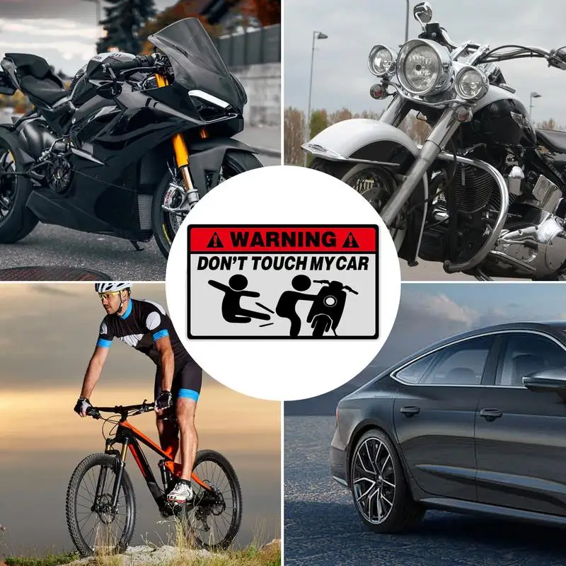 10X6 см не прикасайтесь к моему автомобилю наклейки на автомобиль 10 шт.