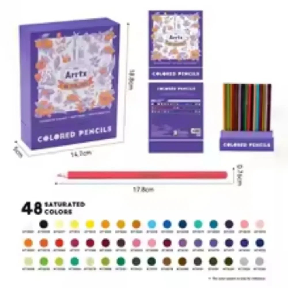 Arrtx цветные карандаши 126 шт.