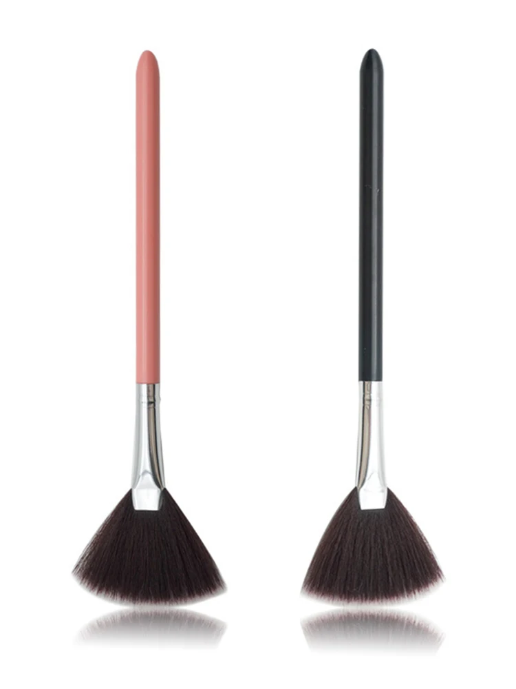 

1Pc Fan Brushes Facial Brushes Soft Makeup Brush Cosmetic Applicator Tools Plastic Handle and Soft Fiber for Glycolic Peel Mask