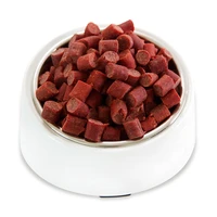 pet food dog food beef granule snack for dog made from leftover materials