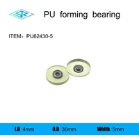 the manufacturer supplies polyurethane forming bearing pu62430 5 rubber coated pulley 4mm30mm5mm