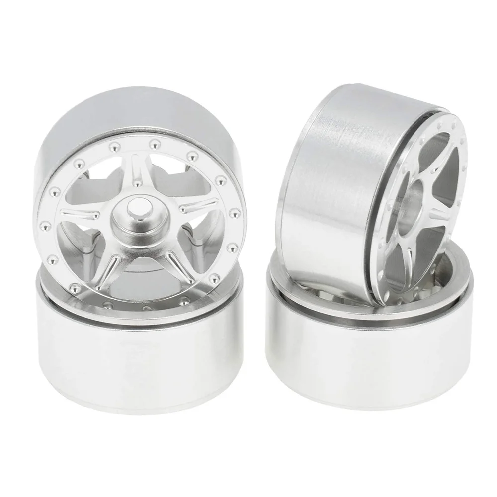 

Для осевого радиоуправляемого гусеничного автомобиля SCX24 90081 1/24 4 шт. 1,0, металлические колесные диски, колесная ступица, обновленные детали, ...