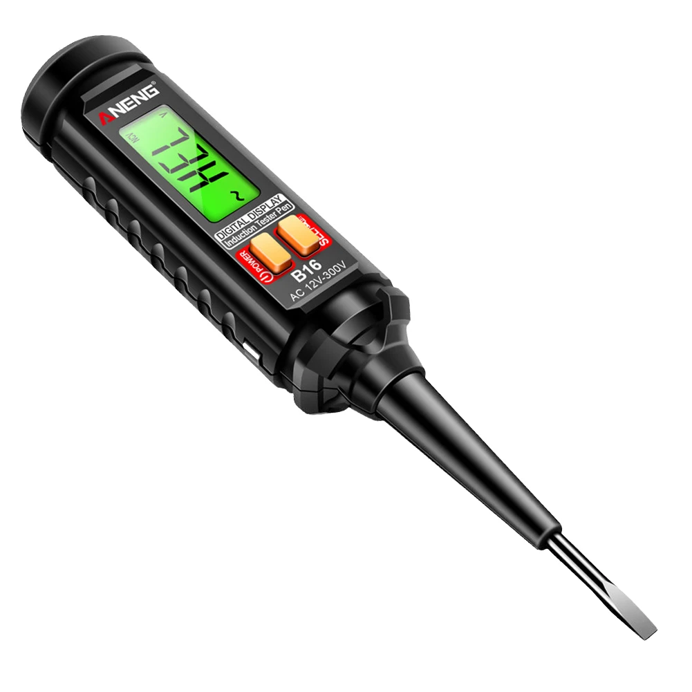Тестер напряжения переменного тока 12 В-300 В NCV цифровая электрическая ручка умная