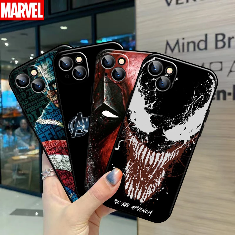 

Marvel Avengers For Apple iPhone 11 12 13 Pro Max 12 13 Mini X XR XS Max SE 6 6S 7 8 Plus Phone Case Back Carcasa