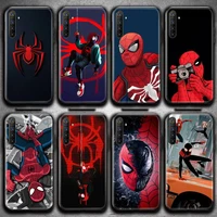 marvel superhero spiderman phone case for oppo realme 6 pro c3 5 pro c2 reno2 z a11x xt
