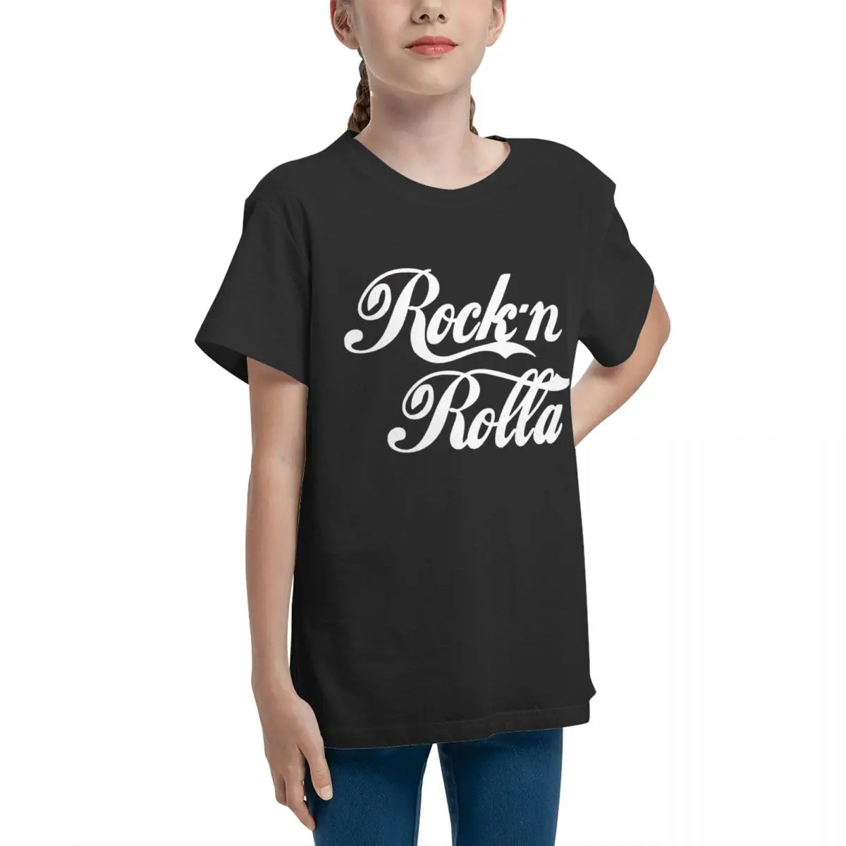 Футболка Rock N Rolla Essential для подростков базовая тенниска с коротким рукавом и