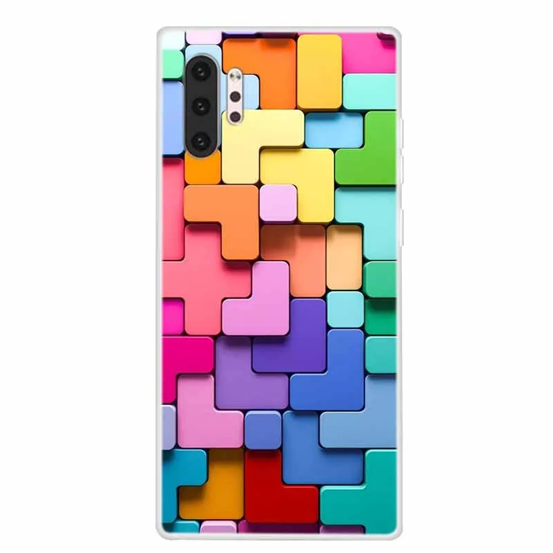 For Samsung Galaxy Note 10 Plus Case Note10 Plus Silicone TPU Soft Back Cover Phone Case for Samsung Note10+ 5G Note10 Lite Para