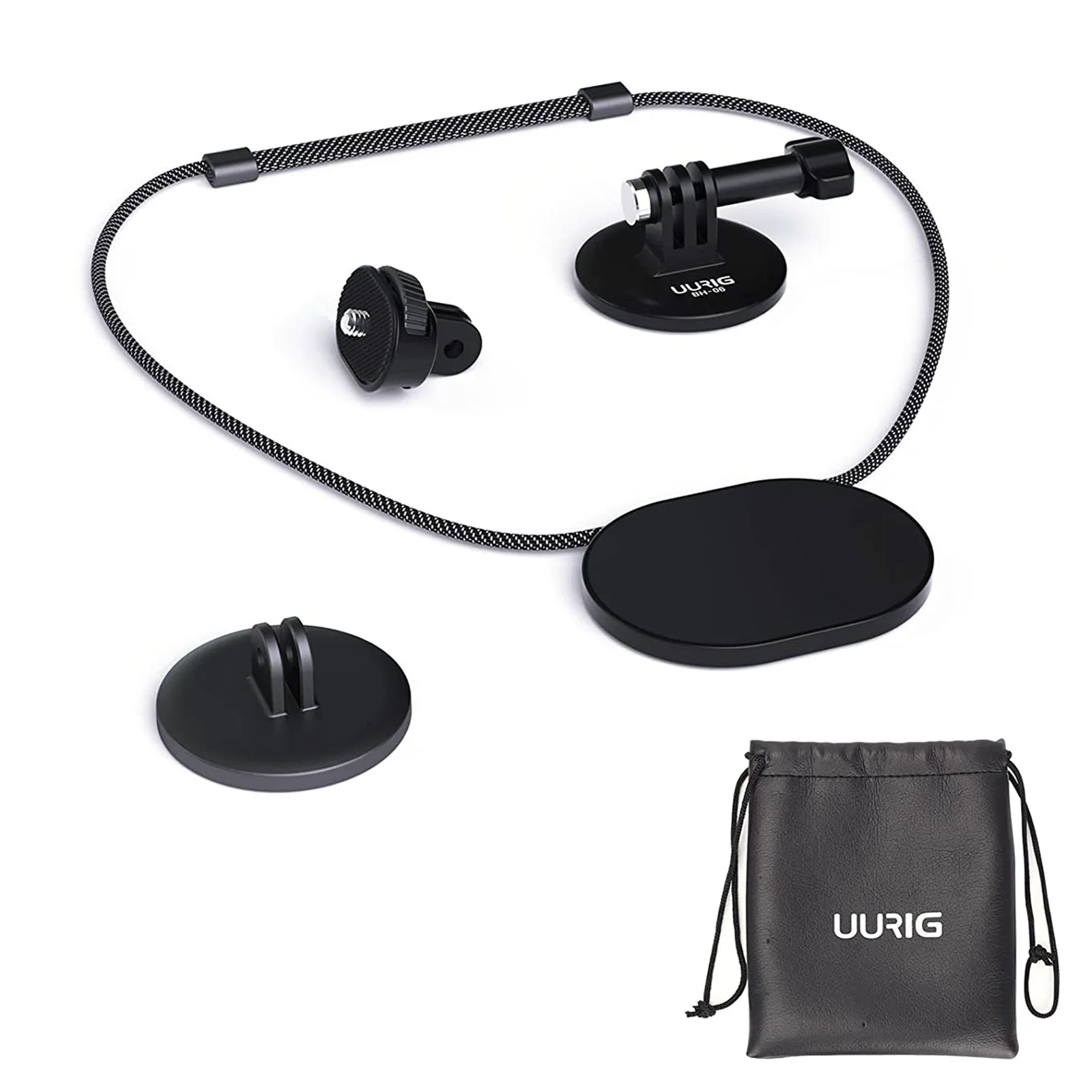 

Top Super Magnetic Sports Camera Neck Holder Mount Quick Release with 1/4inch Screw Adapter for GoPro Hero 10/9/8 Insta360