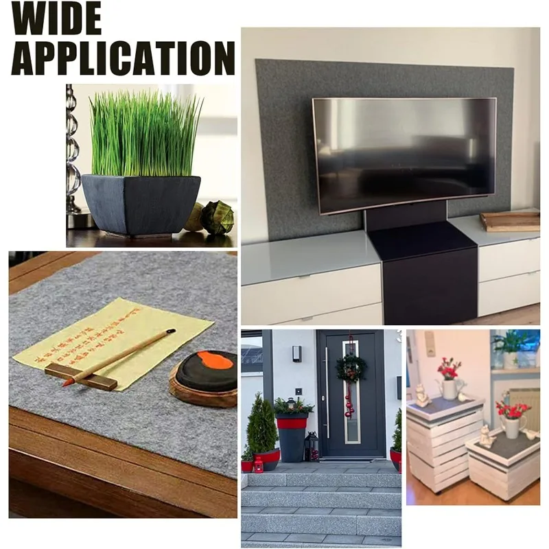 Нетканый фетр для поделок толщина 19 7 футов x 5 дюймов 3 мм