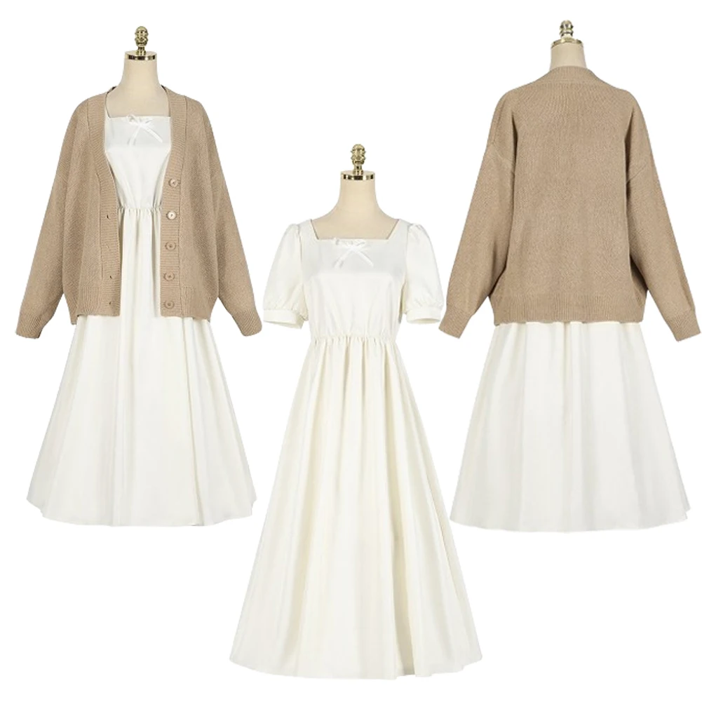 Платье для косплея фриэрена из аниме Женский костюм костюмы Хэллоуина взрослых