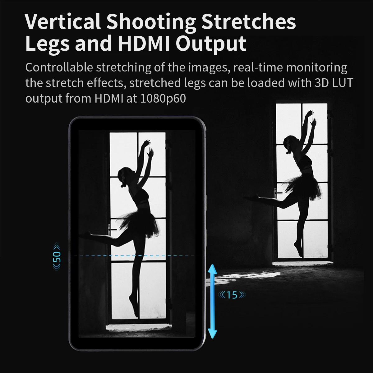 Портативный монитор высокой яркости Portkeys LH7H 7 дюймов 4K 1000 нит