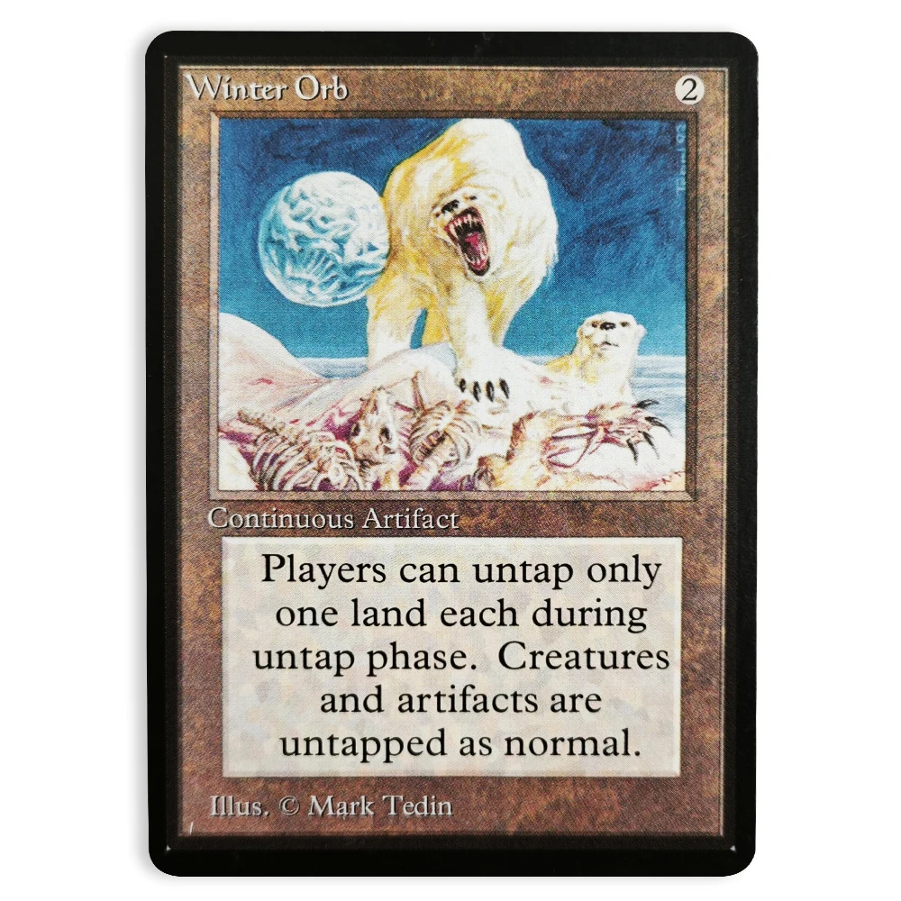 Фото Коллекционные карты TCG: Редкие эксклюзивные карты для магических игр — Черный лотос/Зимний шар/Ледяной манипулятор — Игрушки, хобби, подарки для мальчиков №3