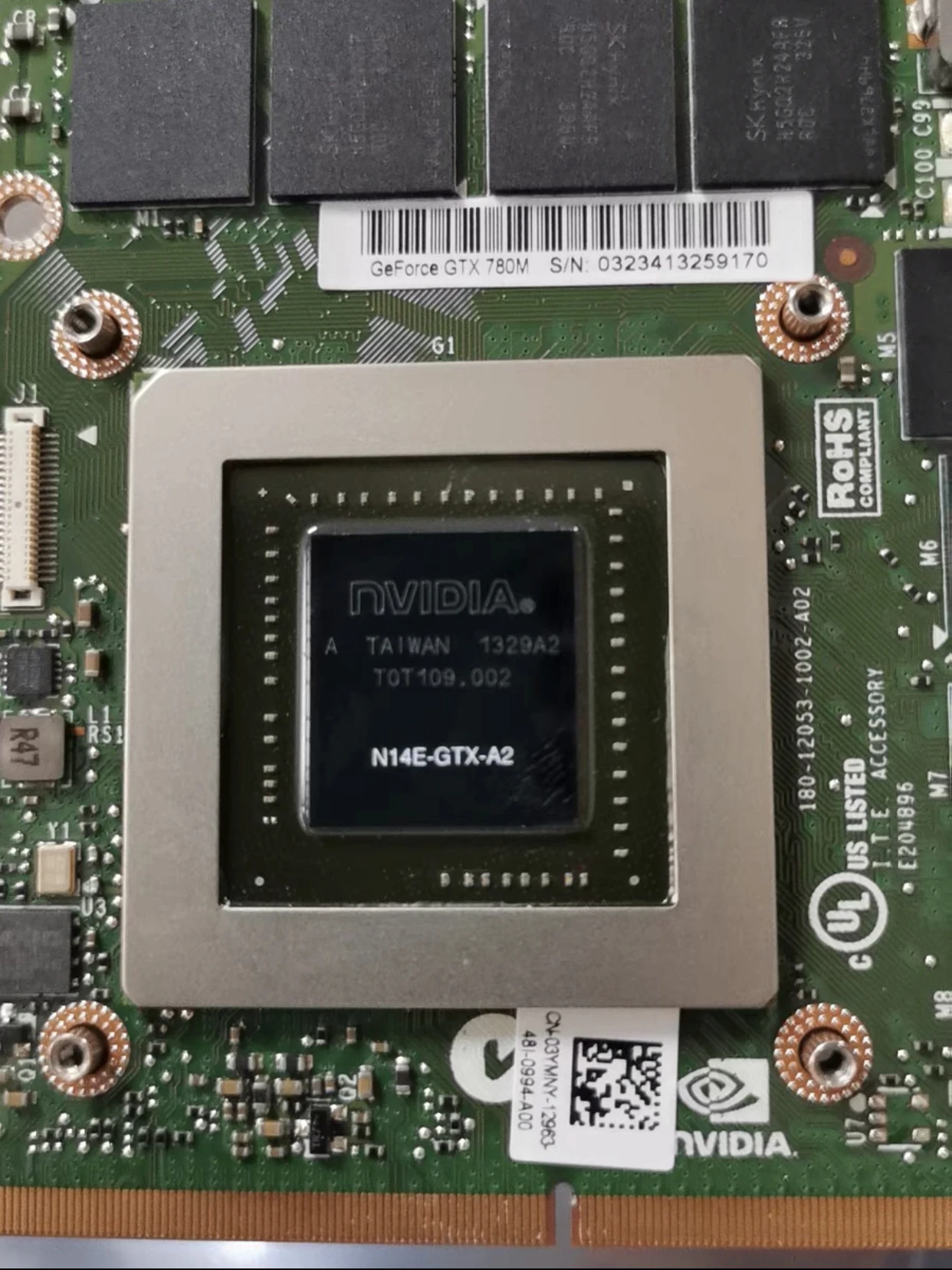 Видеокарта GTX 780M