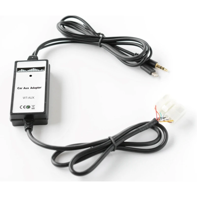 Автомобильный аудио AUX адаптер сменный CD-адаптер для зарядки IPHONE 5 + 7 Pin Toyota Camry Corolla