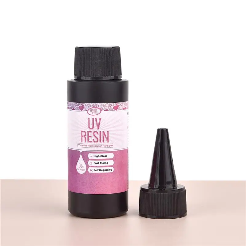 

УФ-клей для эпоксидной смолы, 20/50/100/500/1000 г, твердый УФ-клей для отверждения ультрафиолетового излучения, быстросохнущий, высокая прозрачность для изготовления ювелирных изделий