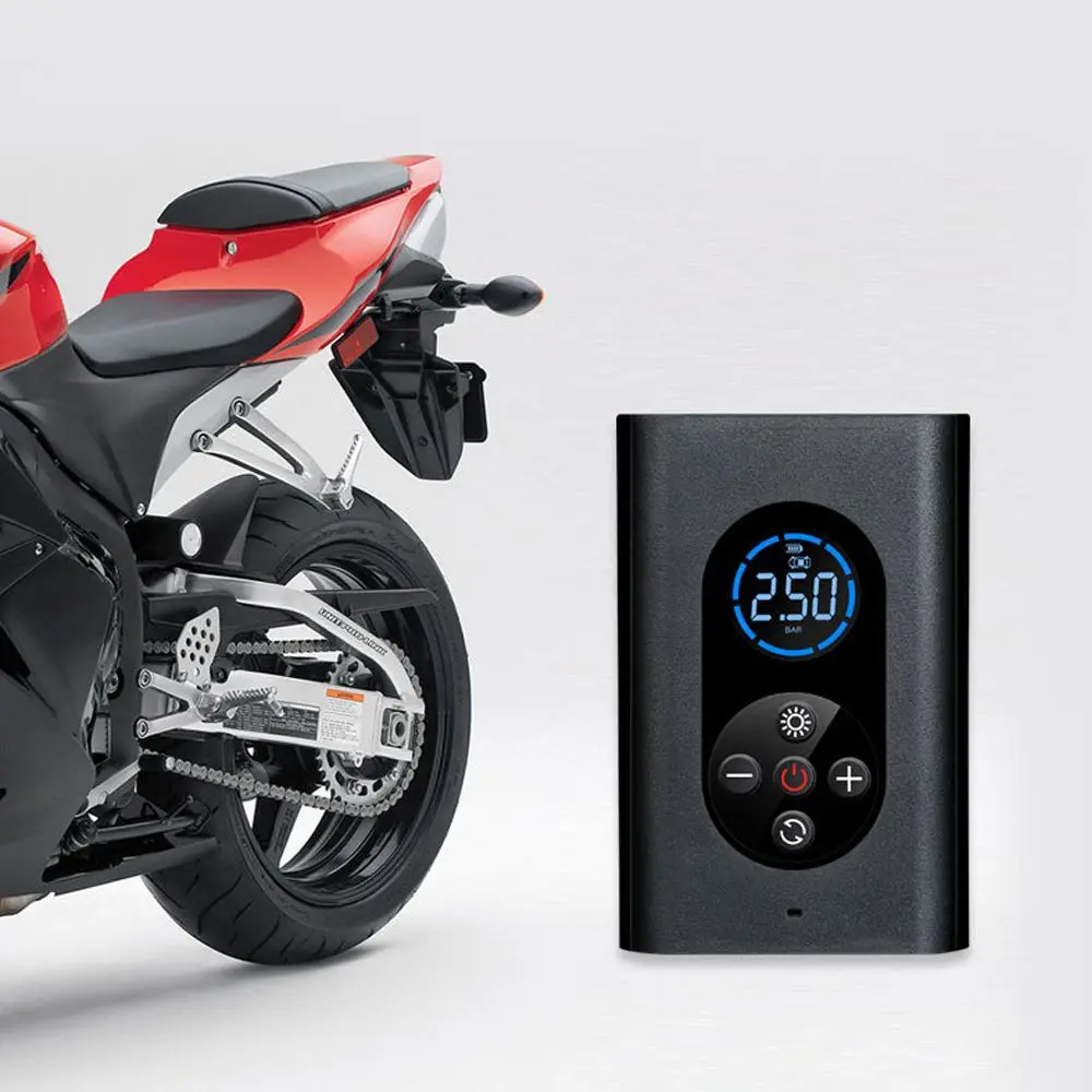 

Mini LCD Display Bicycle Air Compressor Car Wireless Air Pump Car Inflatable Pump Inflatable Compressor Tire Inflator