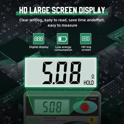 Тестер сопротивления заземления Autory DY4100