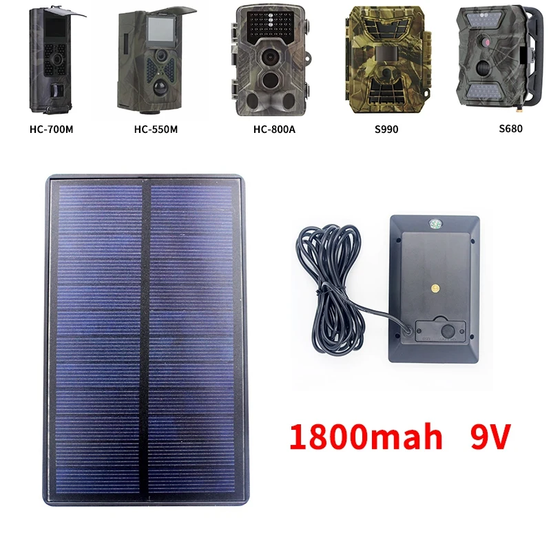 Уличное зарядное устройство для солнечной панели 9 В 1800 мАч Suntek HC300 HC350 HC550 HC700 HC800