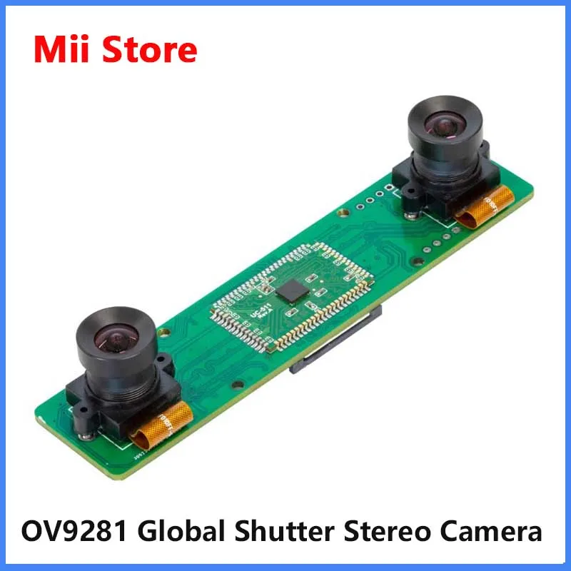 

Arducam 1MP*2 Stereo Camera for Raspberry Pi, Nvidia Jetson Nano/Xavier NX, Dual OV9281 Monochrome Global Shutter Camera Module