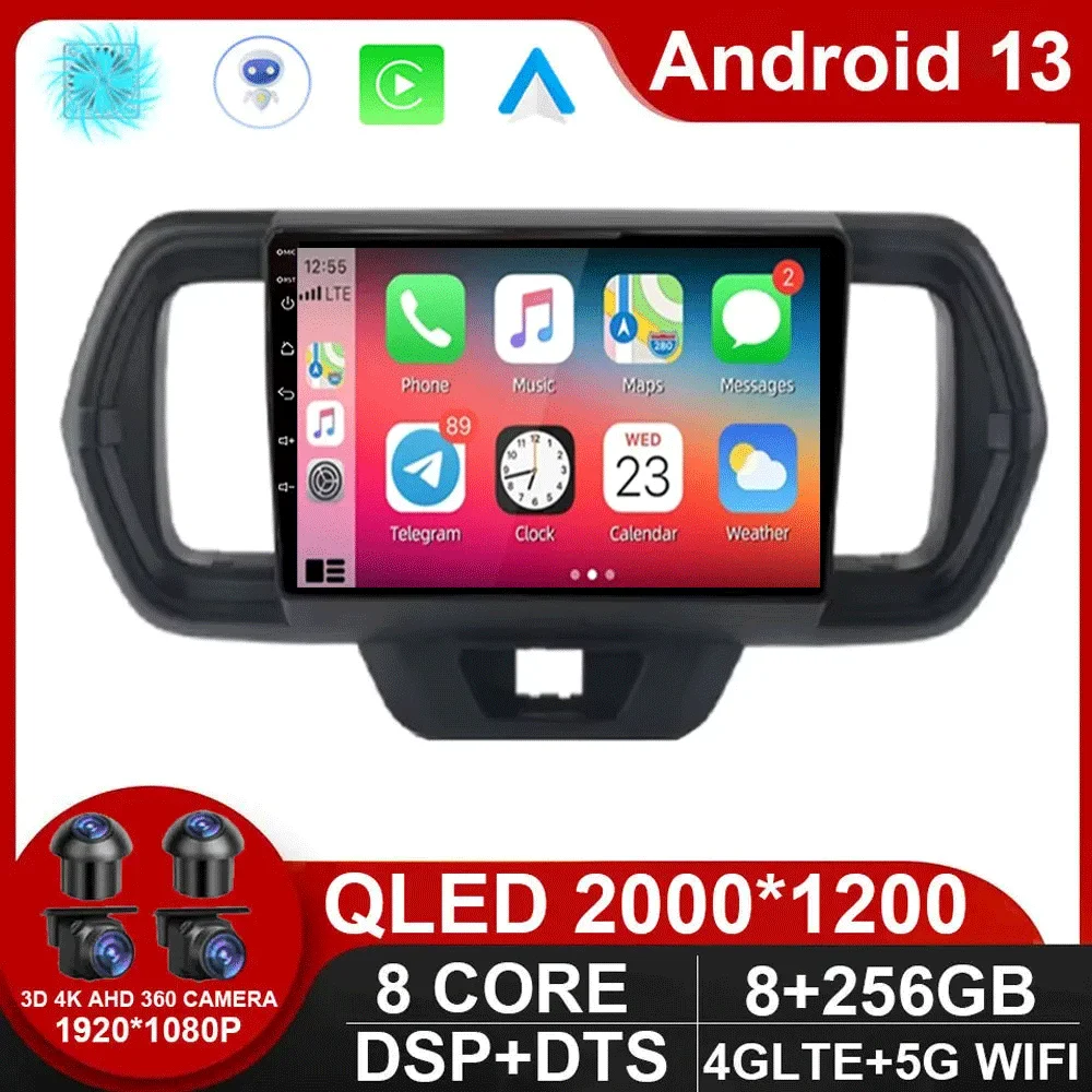 Android 14 для Toyota Passo III 3 2016 - 2021 Авторадио с водителем мультимедийный беспроводной