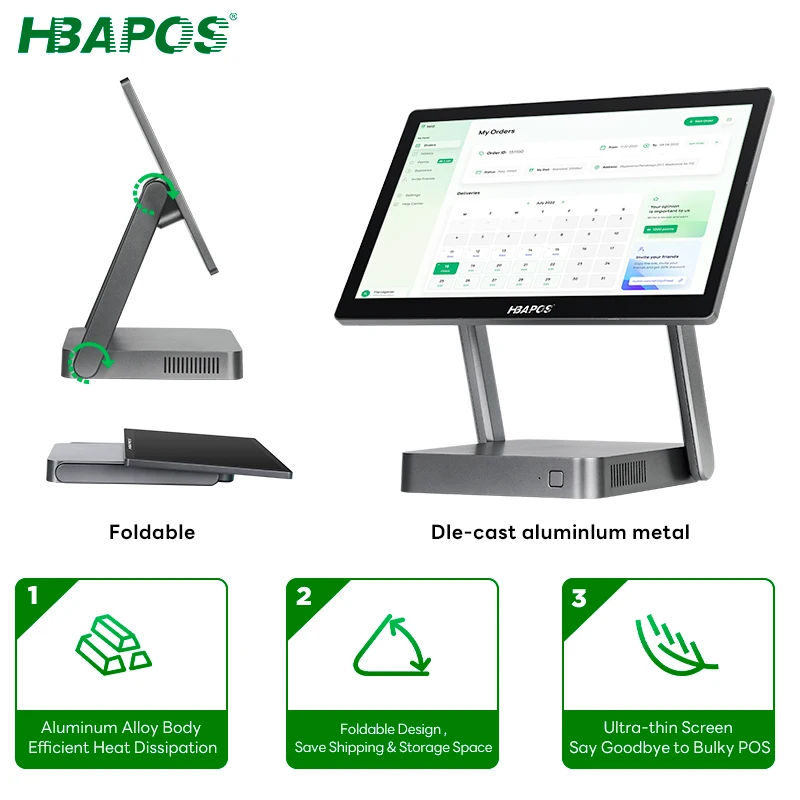 Фото POS-система для кассовых аппаратов с сенсорным экраном, новая модель N95/i3/i5, процессор, 4G/8G ОЗУ, 128G/256G SSD, для ATV и UTV №2