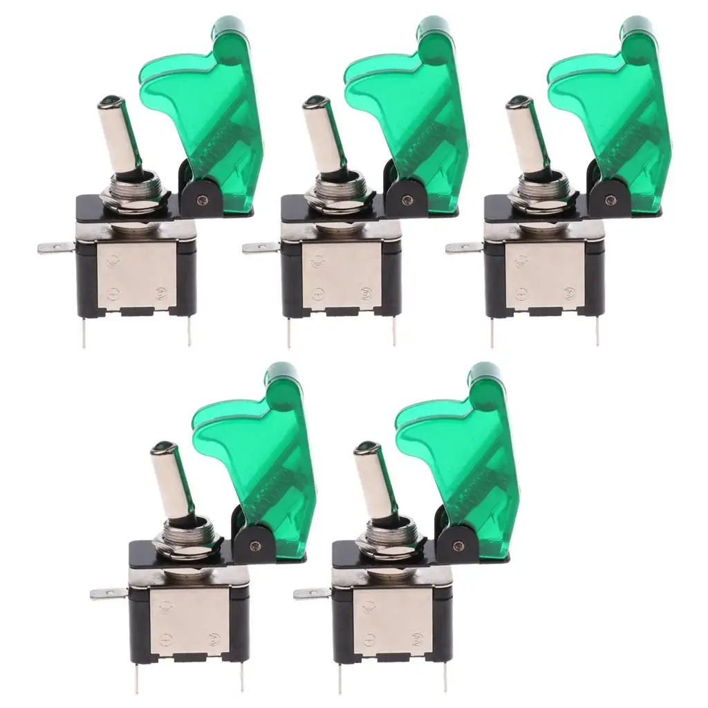 

High Quality 5Pcs LED Illuminated Toggle Switch Boat 12V 20A