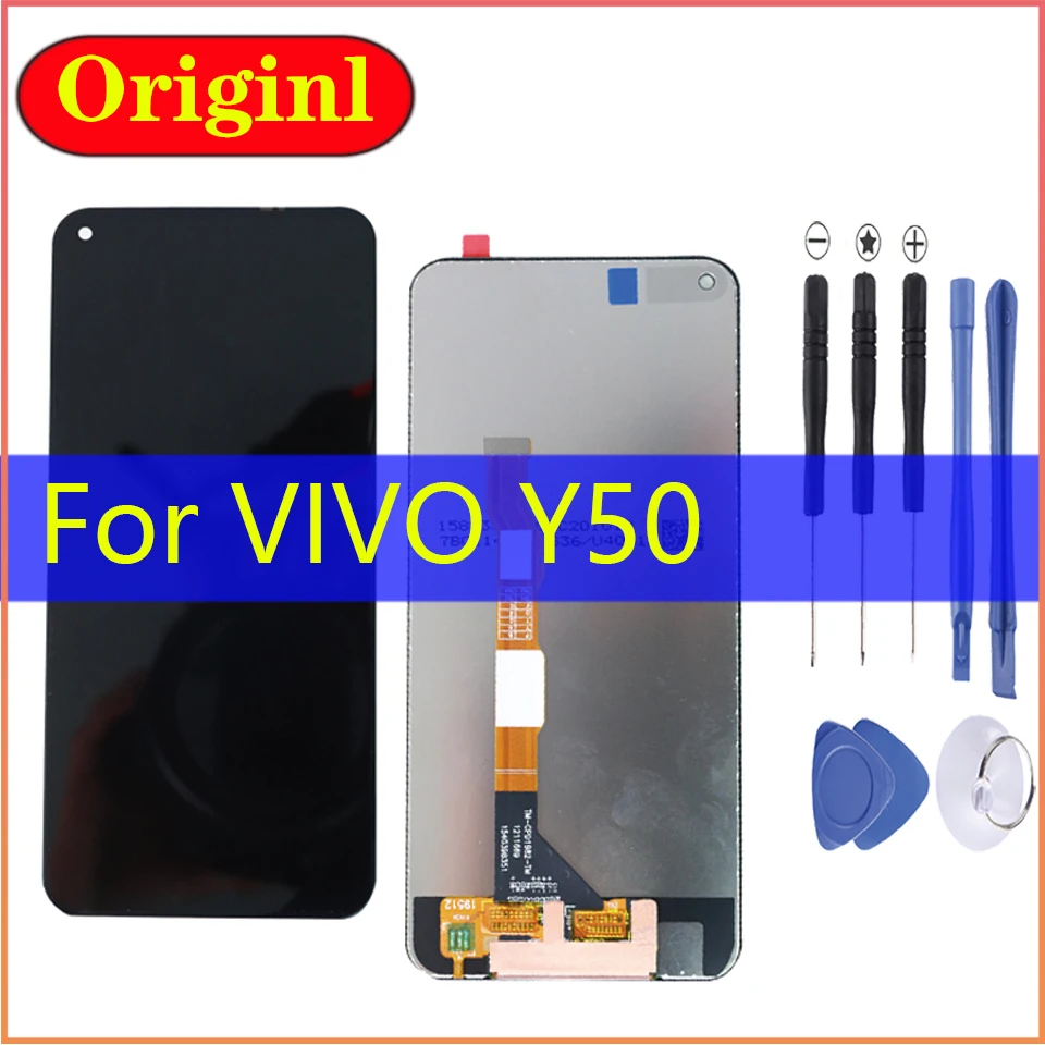 

6.53 Inch Original For VIVO Y50 LCD 1935 Display Touch Screen replacement Digitizer Assembly Mobile Phone Repair Parts