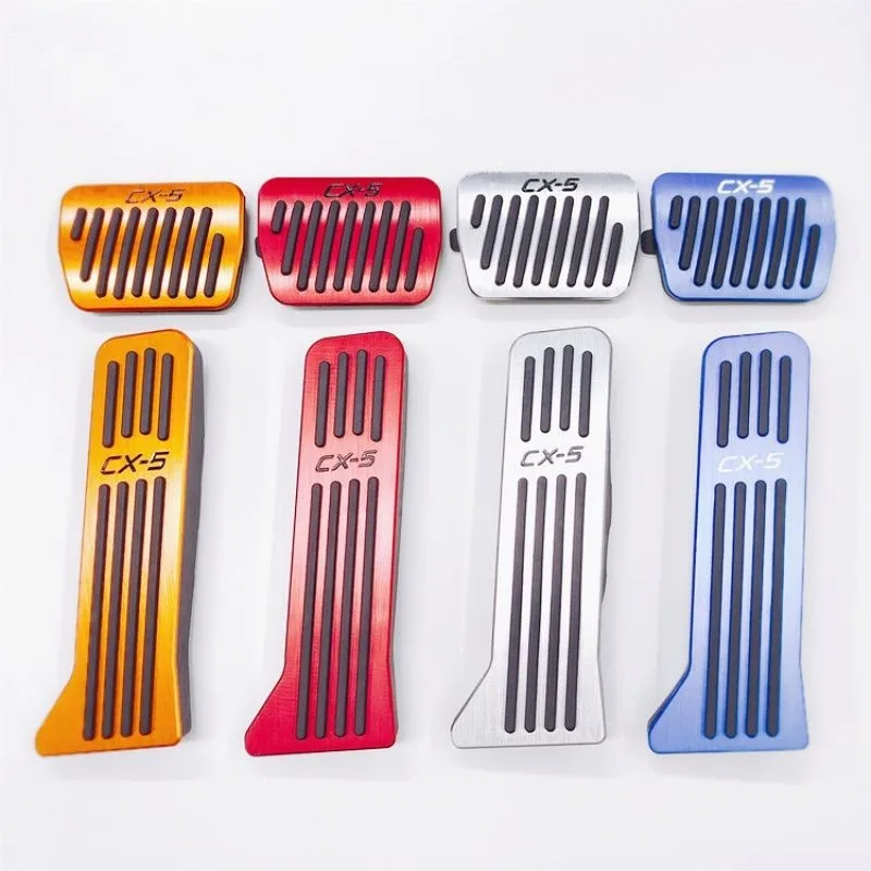 

Applicable To Mazda CX-5 Accelerator Brake Pedal Aluminum Alloy Automobile Anti-Skid Interior Modification