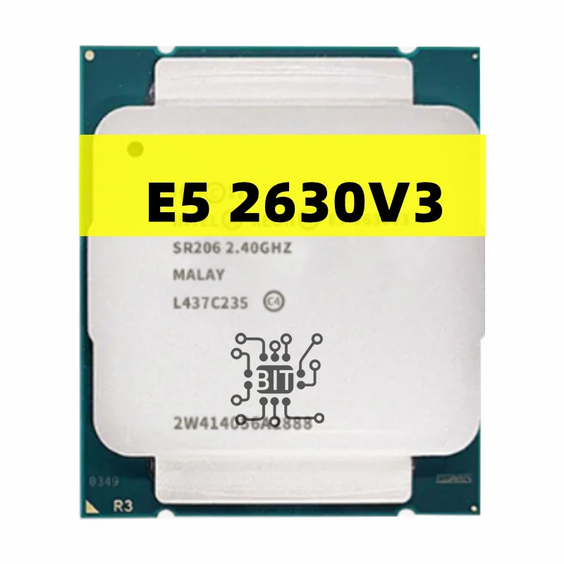  Original Xeon E5-2630V3 E5 2630v3 E5 2630 v3 2.4 GHz Eight-Core Sixteen-Thread CPU Processor 20M 85W LGA 2011-3 Free Shipping 