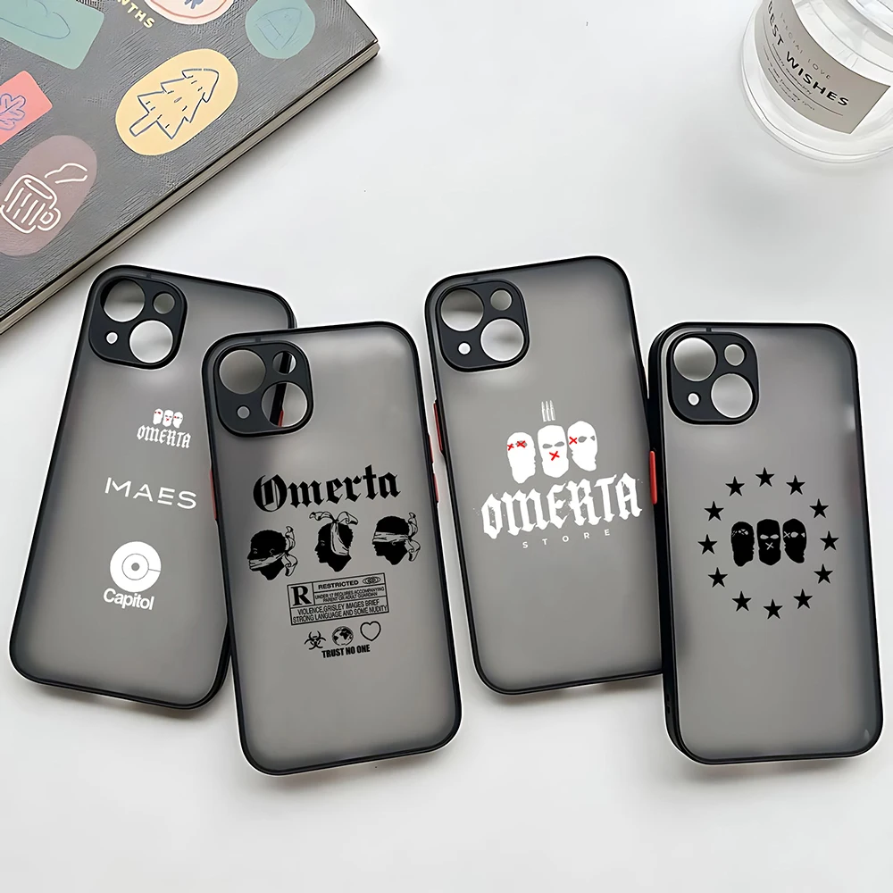 Чехол для телефона Hot Omerta Maes Samsung S25 S24 S23 S22 S21 S20 S10 FE Note20 Note10 Plus Ultra Lite 5G матовый