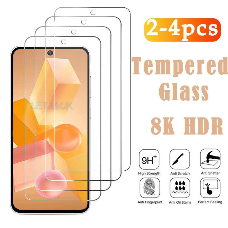 2-4 шт. закаленное стекло для Infinix Hot 50 40 Pro Защитная пленка экрана 30 30i 40i 50i Smart 9 8 7 6 HD