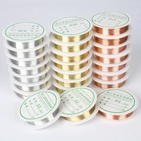 copper wire 0 20 30 40 50 60 81 0mm colorful cord beading wire diy craft making jewelry string accessories