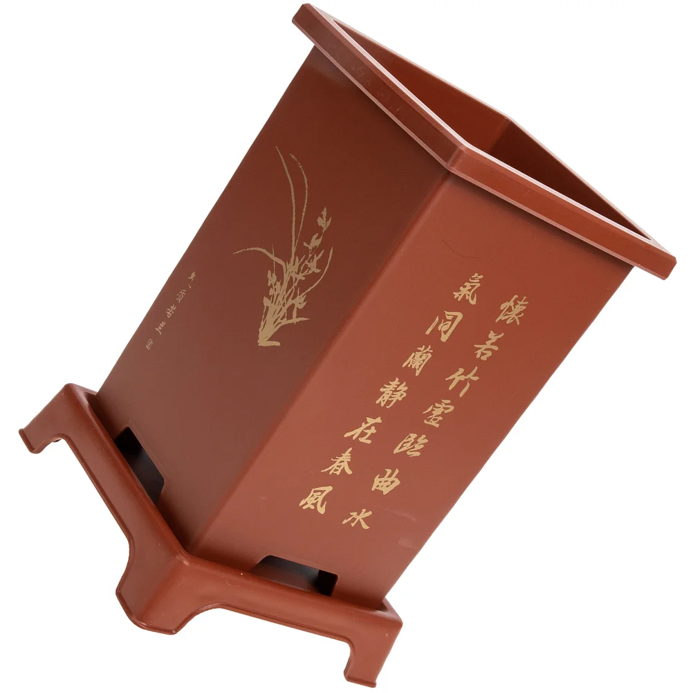 

Succulants Orchid Resin Flowerpots Orchid Pot Nursery Flower Pots Gardening Nursery Pot Spring Outdoor Decor Resin Flower Pot