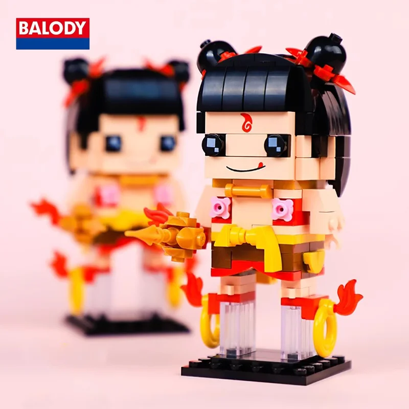 BALODY Kawaii Nezha культурная наружная головоломка блок высокое качество экшн-фигурки