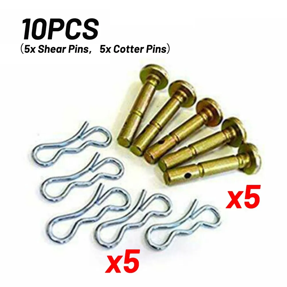 

2/10/20Pcs Shear Pins&Cotters Cub Cadet For MTD For Craftsman SnowBlowers 738-04124A 714-04040 Outdoor Garden Snow Blowers Parts