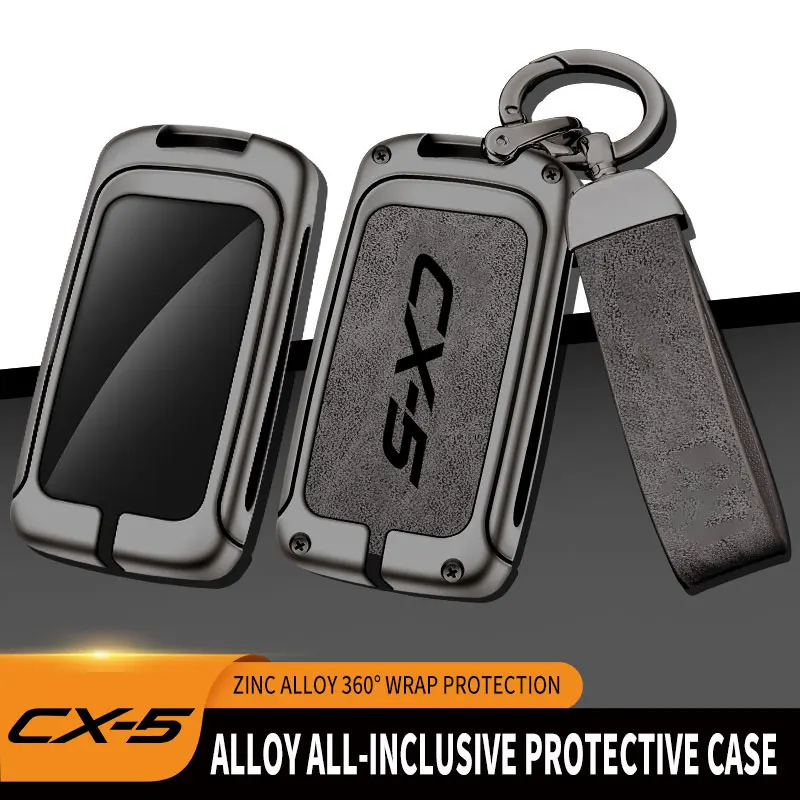 

Alloy Style Car Key Case Cover For MAZDA CX-5 Key Case Dedicated Key Shell For Mazda CX5 Remote Control Protector Accessories