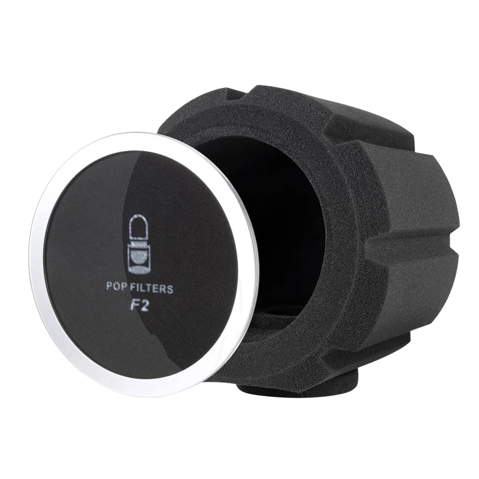 

Professional Microphone Sound-Absorbing Foam Portable Isolation Sponge Cover For Studio Sound Recording Compatible With 1.77 To