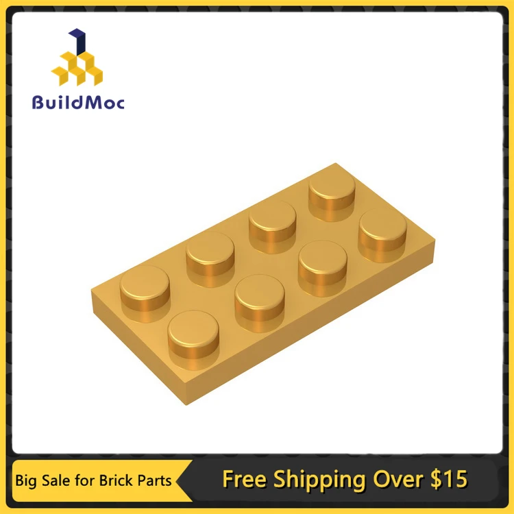 10 шт., детали MOC, 3020 пластина, 2x4 Совместимые Кирпичи, сборные строительные блоки «сделай сам», детская головоломка-конструктор из частиц, подарок на день рождения