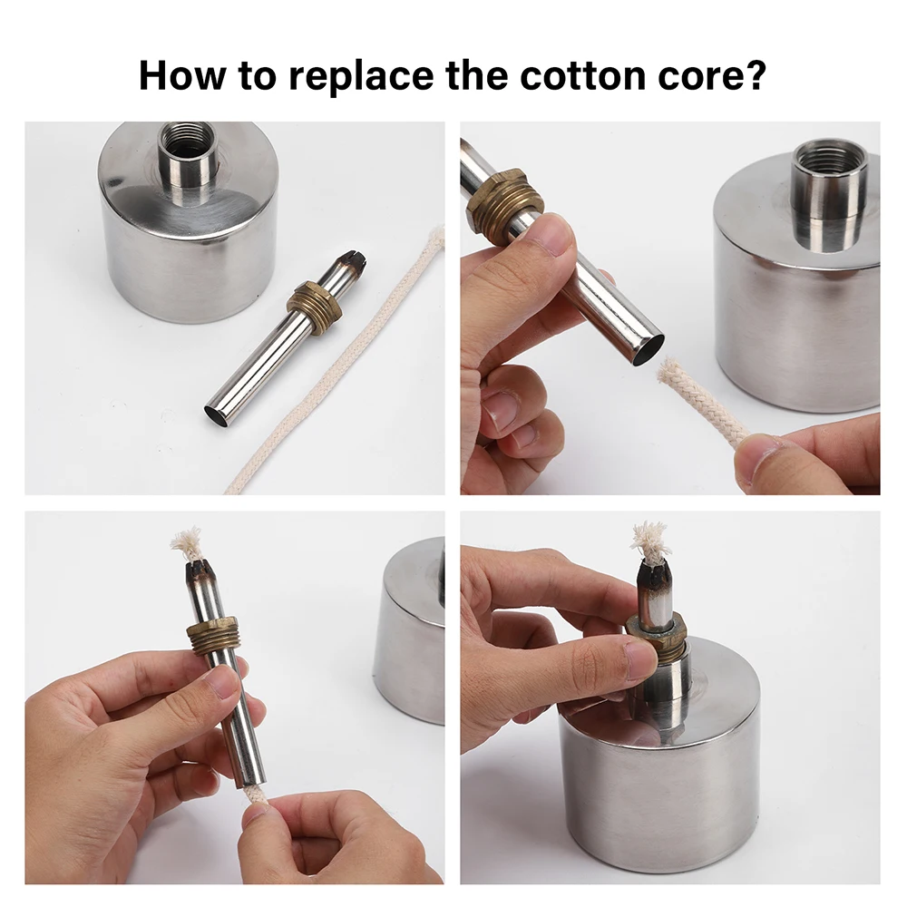 WUTA 100% хлопок фитиль лампы для спиртовой горелки биология химия