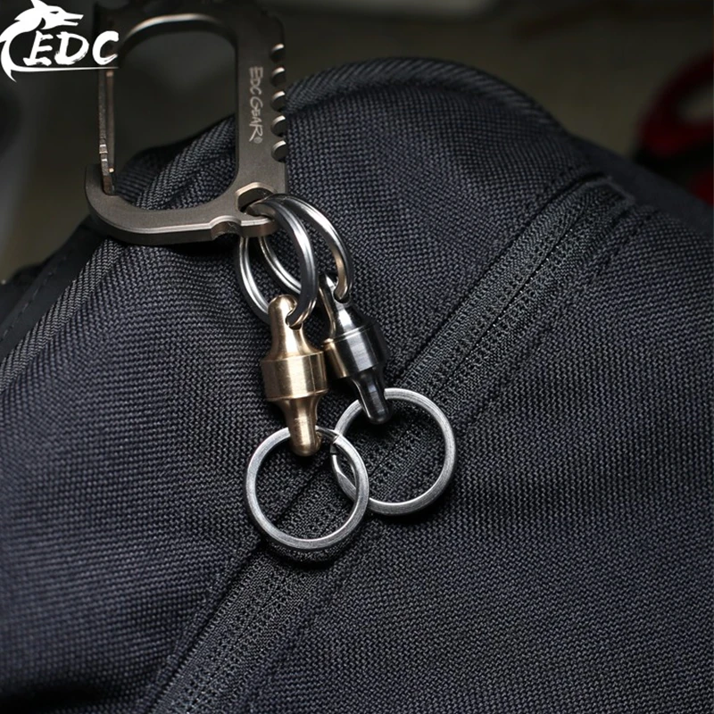 

Outdoor Small Tool, Titanium Alloy TC4 Material Quick Separation Key Chain