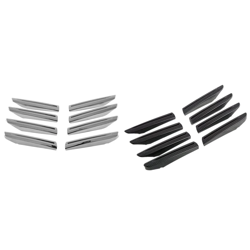 

Car Racing Grid Grille Cover Trim Vent Grille Exterior Accessories For Toyota Land Cruiser 300 LC300 2022 2023 Parts (Carbon)