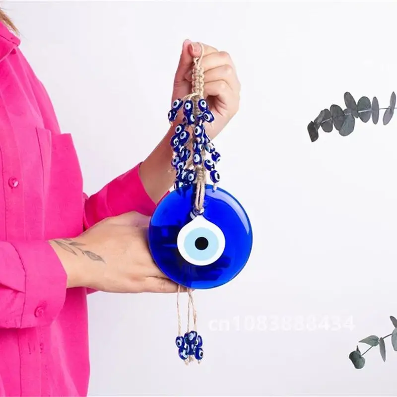 Стеклянный настенный декор от сглаза украшение для дома настенные украшения