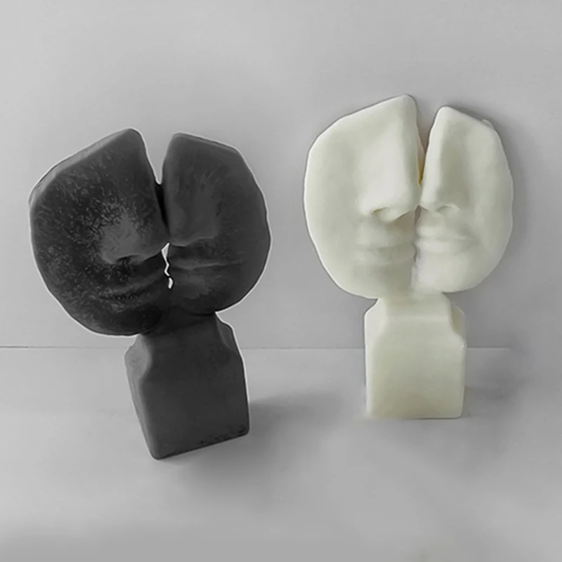 Y1UB силиконовая форма для свечей реалистичные формы скульптур портретов лица