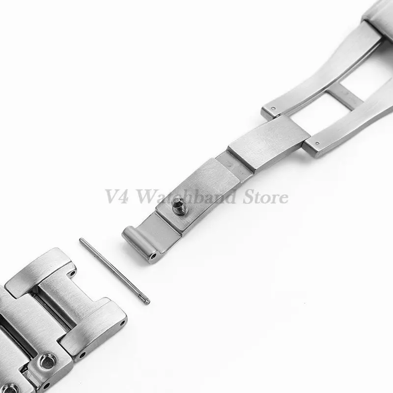 Metal Folding Double buckle for Casio DW5600 DW5610 Replacement Stainless Steel Watchband Press Buckle Small Square Belt Clasp
