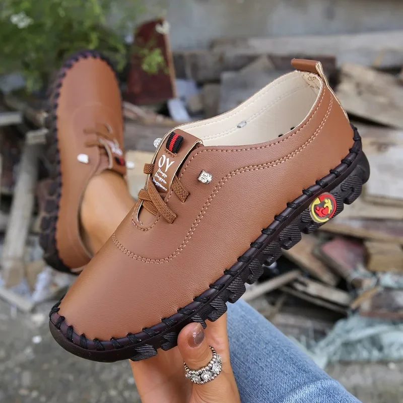 Лидер продаж 2023 лоферы весенне-осенние повседневные женские туфли на плоской