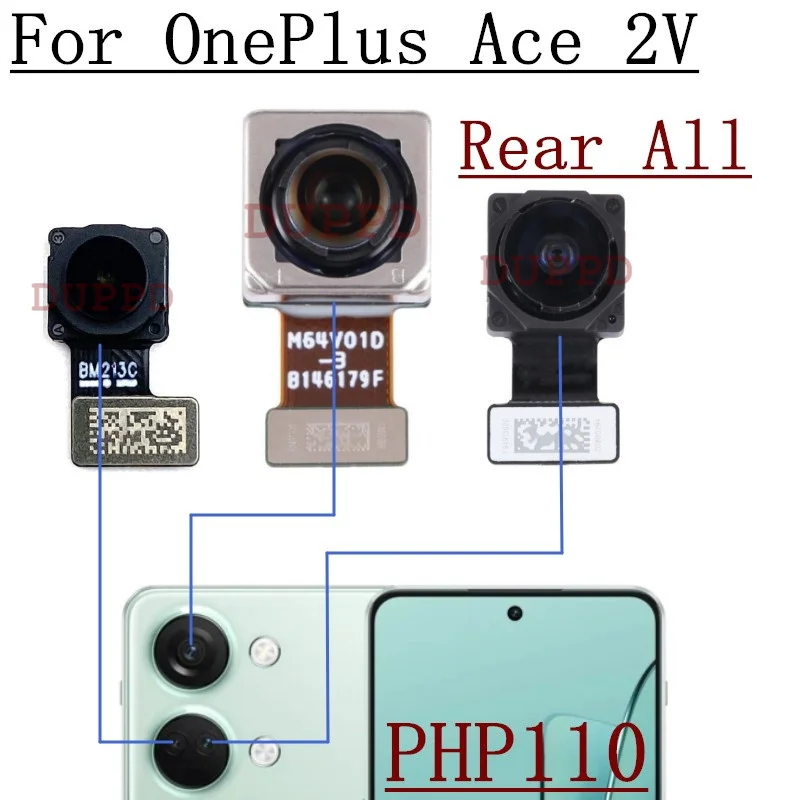 Передняя задняя камера для OnePIus Ace 2V Ace2V PHP110 оригинальный фронтальный