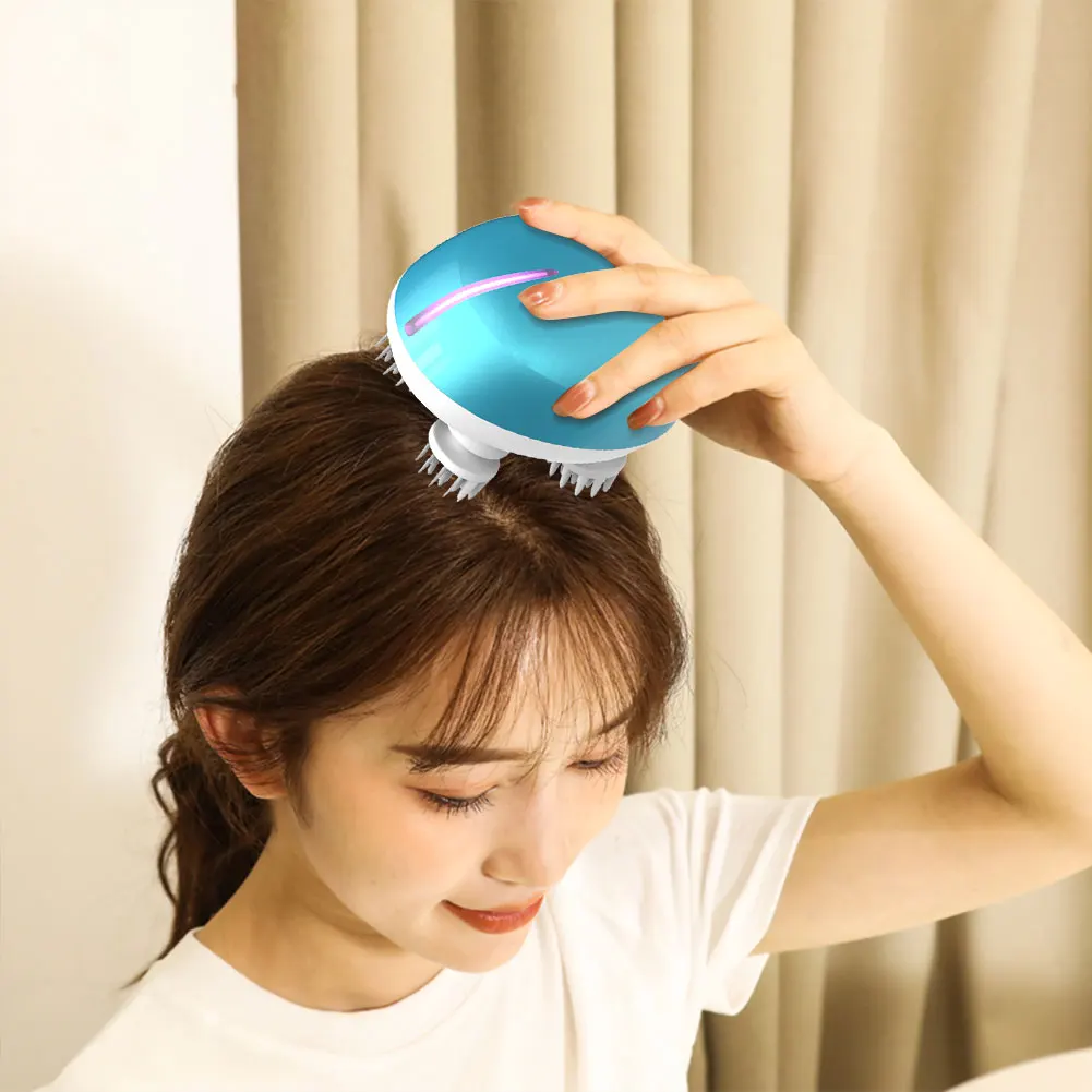 

Smart Electric Cat Pet Head Massager Waterproof Electric Dog Massager Hair Growth Deep Tissue Kneading Massage Device