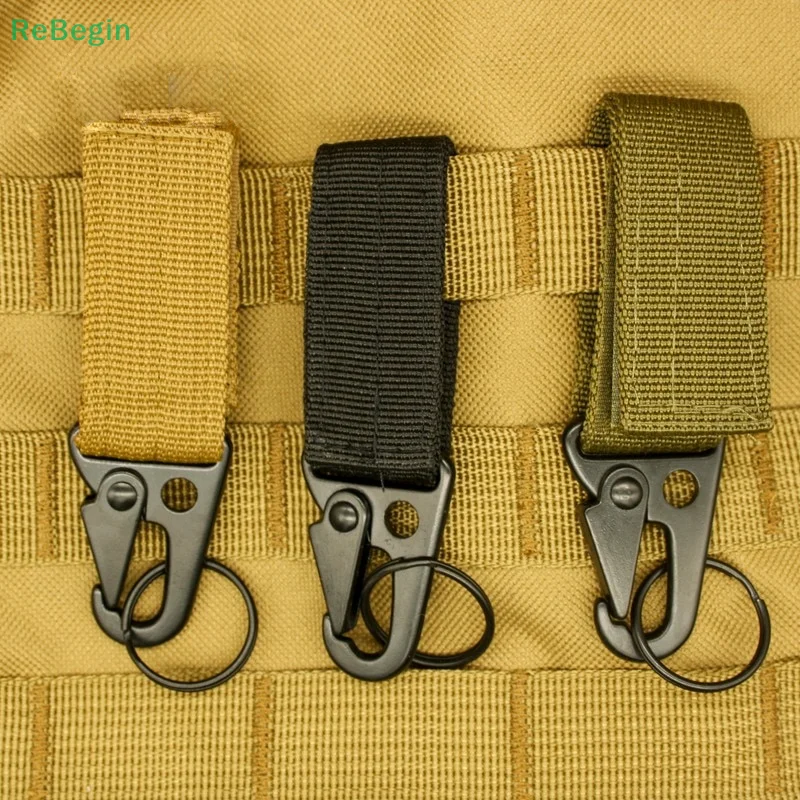 

1PC Carabiner High Strength Nylon Key Hook Webbing Buckle Hanging System Belt Buckle Hanging Camping Hiking Accessories